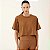 Camiseta Colcci Loose Estampada WT26 Feminina Marrom Baoba - Imagem 1