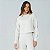 Blusa Alto Giro Raglan Mescla Com Elástico WT26 Mescla Claro - Imagem 1