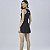 Saia Alto Giro Dry Sobreposta PR26 Feminina Preto - Imagem 7