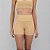Shorts Alto Giro Eterno Cos Alto PR26 Laranja Pastel - Imagem 1