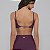 Top Alto Giro Eterno Costas Decotada PR26 Roxo Malva - Imagem 2