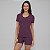 T-Shirt Alto Giro Eterna Gola V PR26 Feminina Roxo Malva - Imagem 1