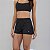 Shorts Alto Giro Sobreposto Eterno PR26 Feminino Preto - Imagem 1