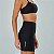 Bermuda Alto Giro Eterna Shine Feminina Preto - Imagem 3