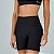 Bermuda Alto Giro Eterna Shine Feminina Preto - Imagem 1