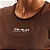 Camiseta Colcci New Comfort Fit Tec Fluity P27 Marrom Roccia - Imagem 3