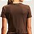 Camiseta Colcci New Comfort Fit Tec Fluity P27 Marrom Roccia - Imagem 4