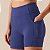 Bermuda Fila Pocket Life Feminina Marinho Carbono - Imagem 1