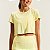 Blusa Colcci Cropped New Comfort PR27 Amarelo Bakerlo - Imagem 1