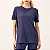Camiseta Colcci Comfort Com Relevo VR27 Feminina Azul Speed - Imagem 1