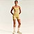 Macaquinho Colcci Cut Out Sport PR27 Feminino Bege Soybean - Imagem 4