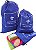 KIT SACO PARA VIAGEM - AZUL - COM 3 SACOS P/M/G - Imagem 1
