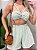 Conjunto em Crepe Shorts e Cropped com Amarração Paula Ref. 1783 - Imagem 1