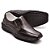 Sapato Conforto Couro Masculino Marrom - Imagem 1
