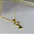 Colar Pingente de Chave Banhado em Ouro 18k - Imagem 4