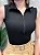 Body em Ribana Regata com Gola e Zíper Kimberly Ref. 1580 - Imagem 1