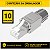 10 Conector Rj45 Cat7 Blindado Tool-less 10 Gigabit Ethernet - Imagem 9
