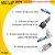 10 Conector Rj45 Cat7 Blindado Tool-less 10 Gigabit Ethernet - Imagem 5