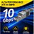 10 Conector Rj45 Cat7 Blindado Tool-less 10 Gigabit Ethernet - Imagem 2
