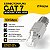 2 Conector Rj45 Cat7 Blindado Tool-less 10 Gigabit Ethernet - Imagem 1