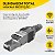2 Conector Rj45 Cat7 Blindado Tool-less 10 Gigabit Ethernet - Imagem 3
