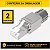 2 Conector Rj45 Cat7 Blindado Tool-less 10 Gigabit Ethernet - Imagem 9