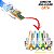 Conector Rede Ez Rj45 Cat6 Vazado Pack 100 Unidades - Imagem 3