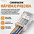 Conector Rede Ez Rj45 Cat6 Vazado Pack 100 Unidades - Imagem 3