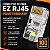 Conector Rede Ez Rj45 Cat6 Vazado Pack 100 Unidades - Imagem 1