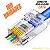 Conector Rede Ez Rj45 Cat6 Vazado Pack 100 Unidades - Imagem 2