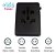 Adaptador Portátil Universal Viagem 4 Usb-a 2 Usb-c - Imagem 6