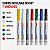Kit 7 Caneta Permanente Uni Paint Marker - Imagem 7