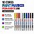 10 Cores Caneta Permanente Uni Paint Marker - Imagem 1