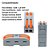 Kit 20 Conector Borne Emenda Rápida Alavanca 2 Vias 32a 600v Cinza - Imagem 3