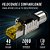 Conector Rj45 Cat8 Blindado Toolless Stp 40gbps 2000mhz - Imagem 5