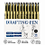 Kit 12 Canetas Nanquim Profissional Brush Letter Desenho Preto - Imagem 9