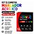 Kit 12 Canetas Marcador Acrílico Ponta Pincel Acrylic Marker Azul - Imagem 2