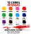 Kit 12 Canetas Marcador Acrílico Ponta Pincel Acrylic Marker Azul - Imagem 3