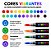 24 Caneta Marcador Acrílico Ponta Pincel Brush Acrylic Marke Multicolor - Imagem 5