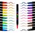 24 Caneta Marcador Acrílico Ponta Pincel Brush Acrylic Marke Multicolor - Imagem 1