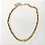 Choker Dourada Grumet com Letra Cravejada - Imagem 2