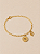 Pulseira Dourada Fé - Imagem 1