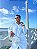 Vestido Chemise Branco Feminino Casual - Imagem 2