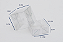 Caixa em PET Transparente Tampa e Fundo Separados 5X5X5/2 – Kit Com 500 Unidades - Pedidos acima de 1.000 unidades possuem condições comerciais especiais. Consulte nossa equipe. - Imagem 3