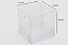 Caixa em PET Transparente Tampa e Fundo Separados 8.5X8.5X8.5/2 – Kit Com 500 Unidades - Pedidos acima de 1.000 unidades possuem condições comerciais especiais. Consulte nossa equipe. - Imagem 3