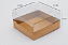 Caixa Com Tampa Pet e Fundo Cartão Kraft 12X12X6/3 - Kit Com 500 Unidades - Pedidos acima de 1.000 unidades possuem condições comerciais especiais. Consulte nossa equipe. - Imagem 3