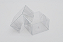 Caixa em PET Transparente Tampa e Fundo Separados 8X8X5 – Pacote com 500 Unidades - Imagem 2
