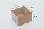 Caixa Com Tampa Pet e Fundo Cartão Kraft 8X8X5 - Kit Com 500 Unidades - Pedidos acima de 1.000 unidades possuem condições comerciais especiais. Consulte nossa equipe. - Imagem 3