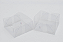 Caixa em PET Transparente Tampa e Fundo Separados 13X13X6 – Kit Com 500 Unidades - Pedidos acima de 1.000 unidades possuem condições comerciais especiais. Consulte nossa equipe. - Imagem 1