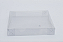 Caixa em PET Transparente Tampa e Fundo Separados 26X23X4 – Pacote com 500 Unidades - Imagem 1